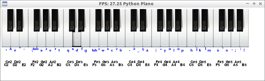 GitHub - gustavklopp/pypiano: Play the piano on your computer! Coded ...